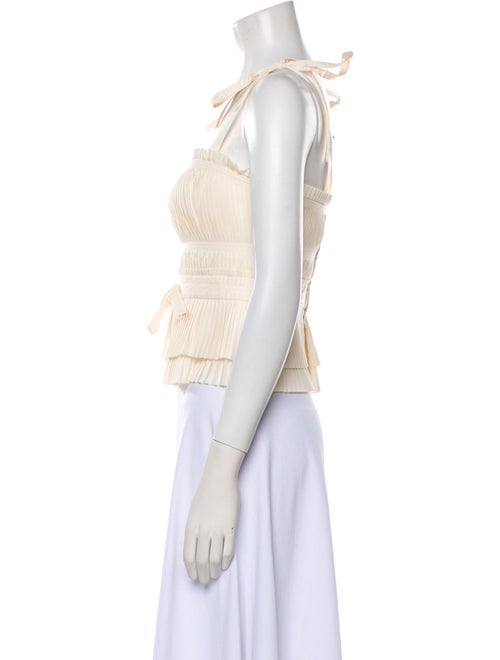 Ulla Johnson Square Neckline Sleeveless Crop Top