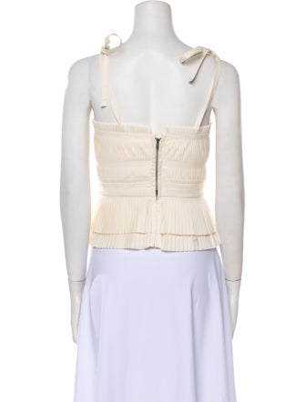 Ulla Johnson Square Neckline Sleeveless Crop Top