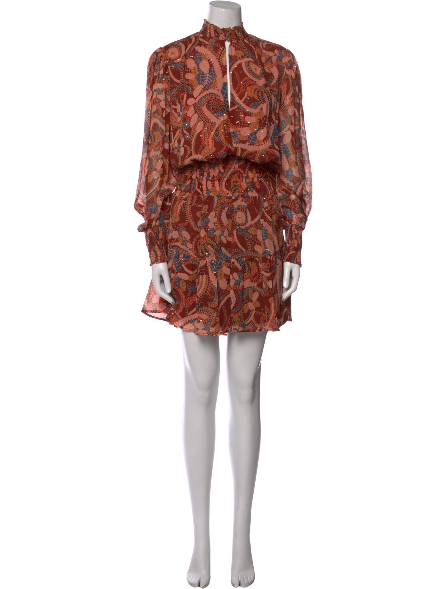 Ulla Johnson Paisley Print Knee-Length Dress w/ Tags