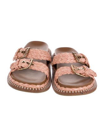 Ulla Johnson Raffia Slides