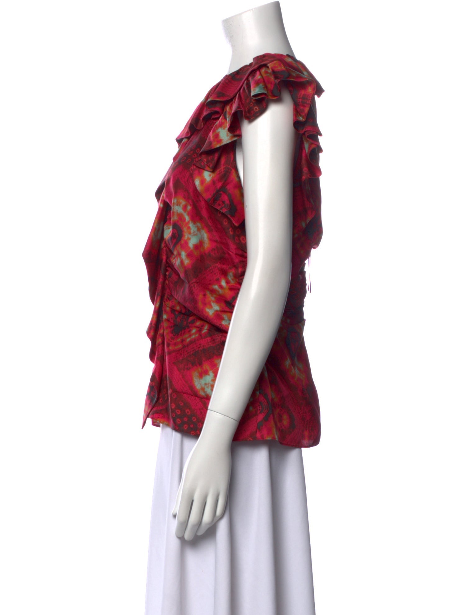 Ulla Johnson Silk Printed Top