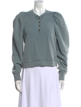 Ulla Johnson Crew Neck Long Sleeve Sweatshirt