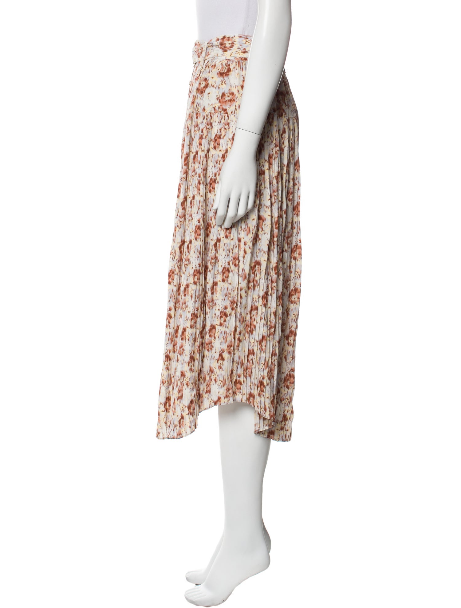 Ulla Johnson Silk Midi Length Skirt