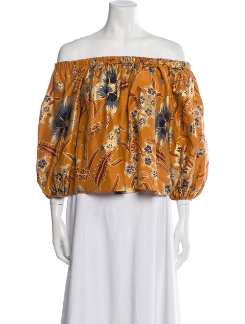 Ulla Johnson Silk Printed Blouse