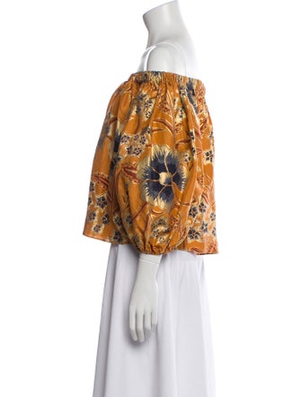 Ulla Johnson Silk Printed Blouse