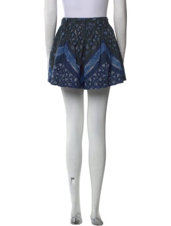 Ulla Johnson Floral Print Mini Shorts