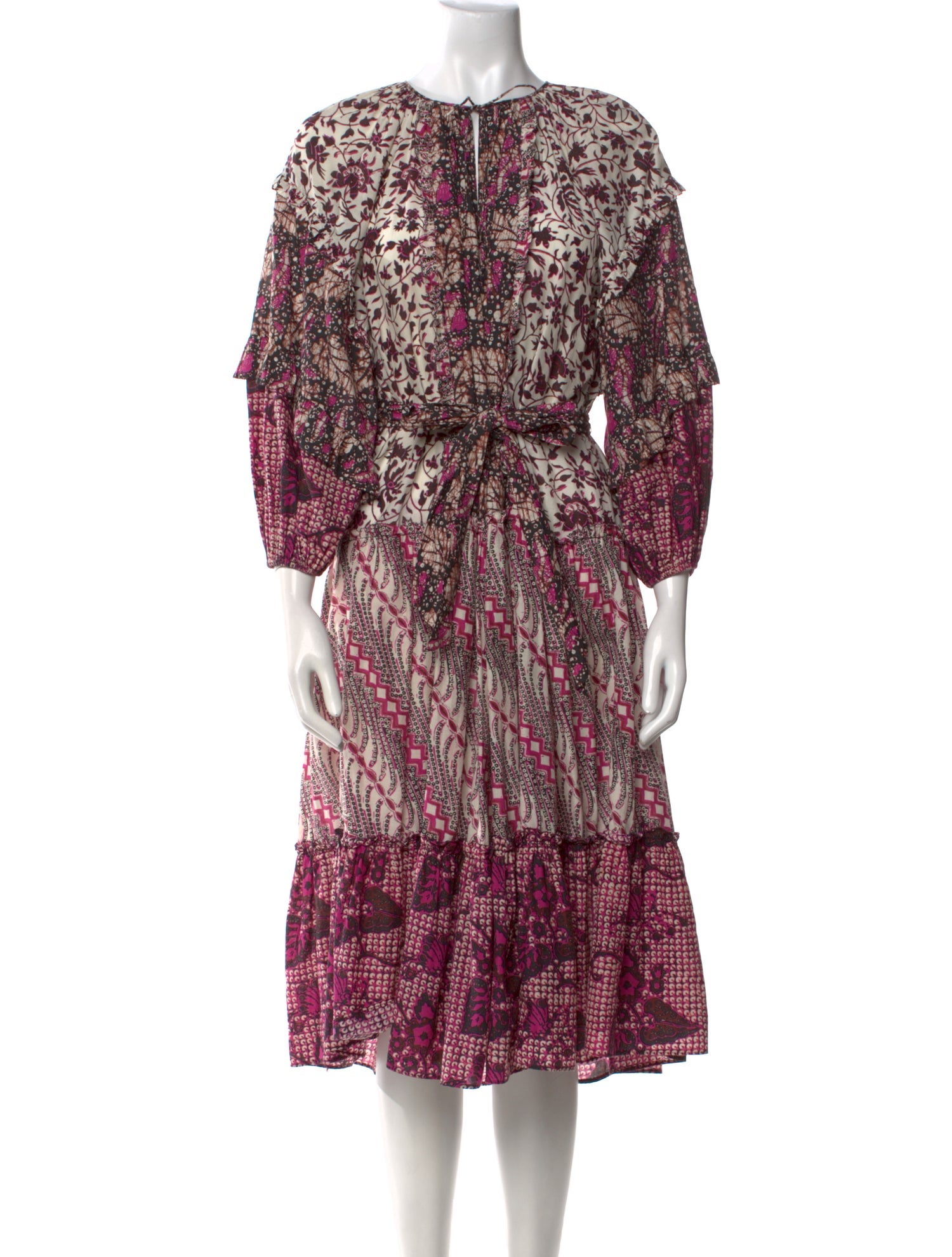 Ulla Johnson Printed Midi Length Dress