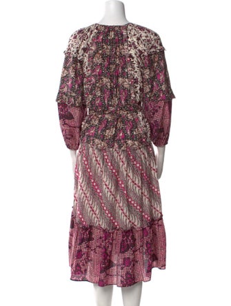 Ulla Johnson Printed Midi Length Dress