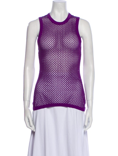 Ulla Johnson Crew Neck Sleeveless Top