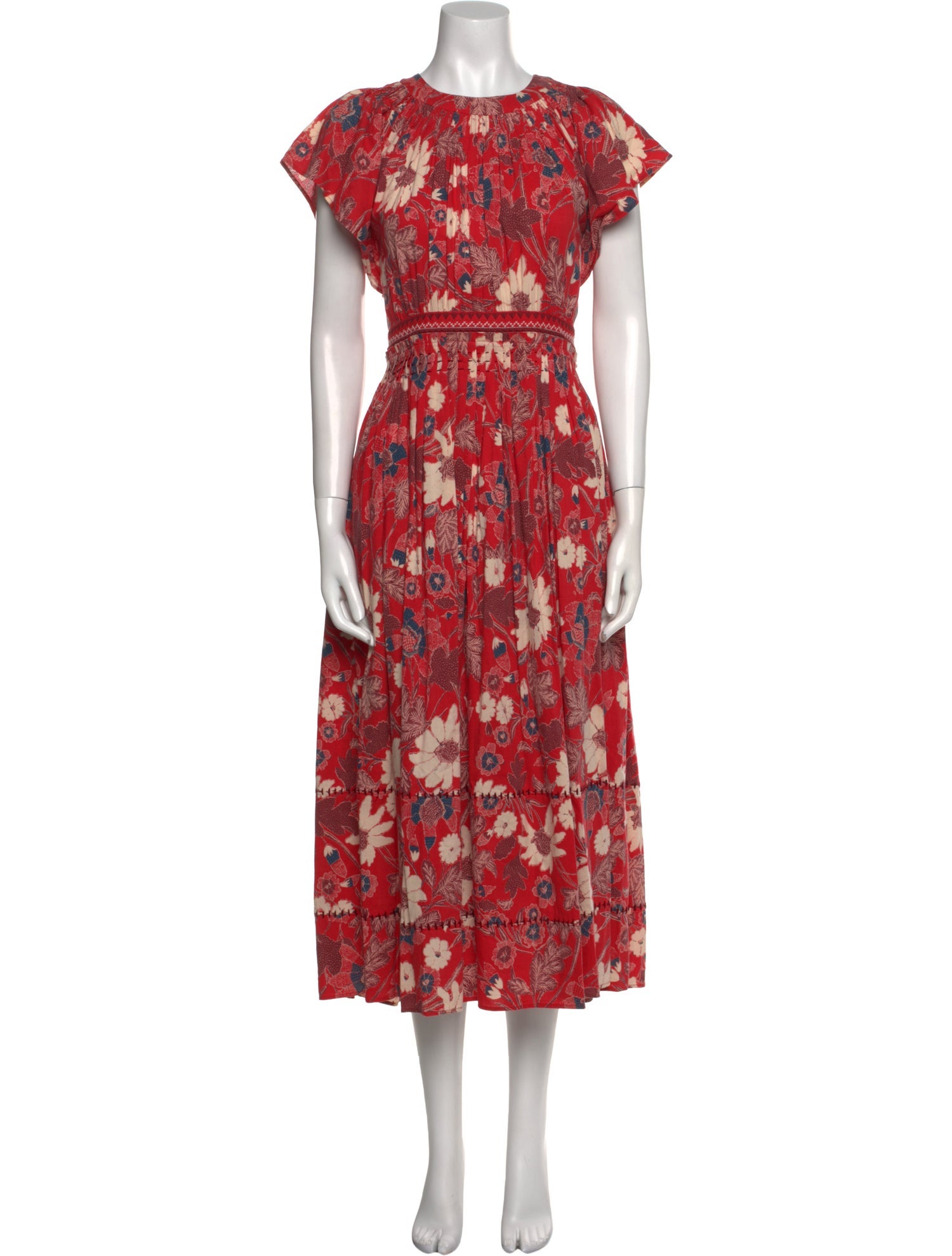 Ulla Johnson Floral Print Long Dress