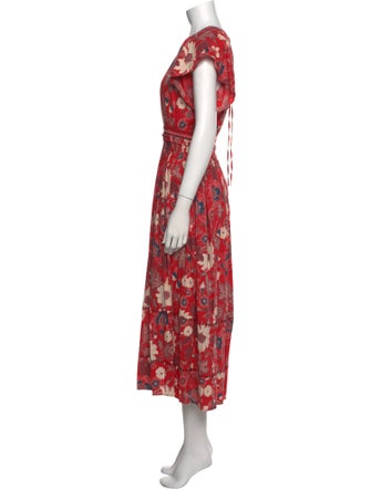 Ulla Johnson Floral Print Long Dress