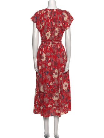 Ulla Johnson Floral Print Long Dress