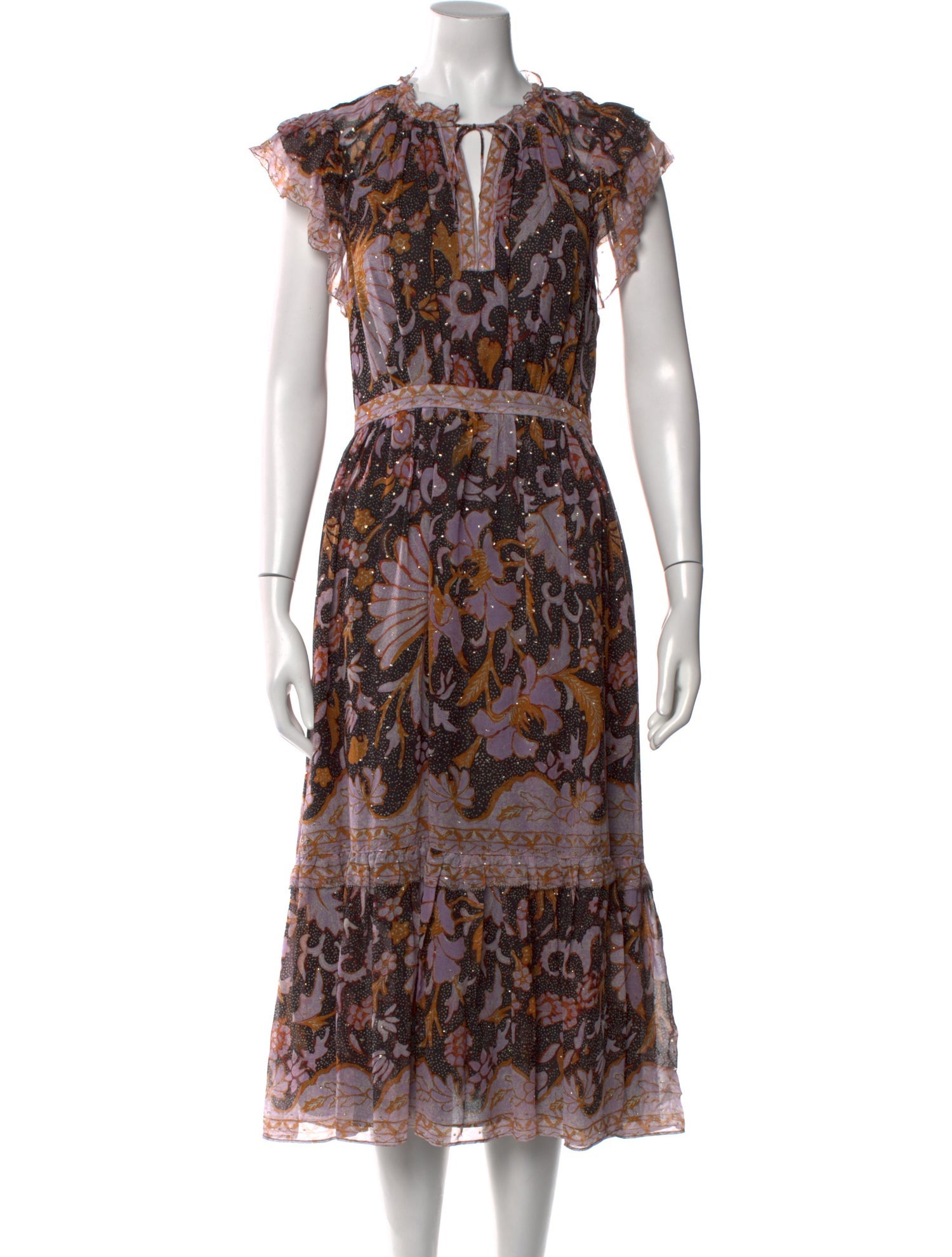 Ulla Johnson Silk Midi Length Dress w/ Tags