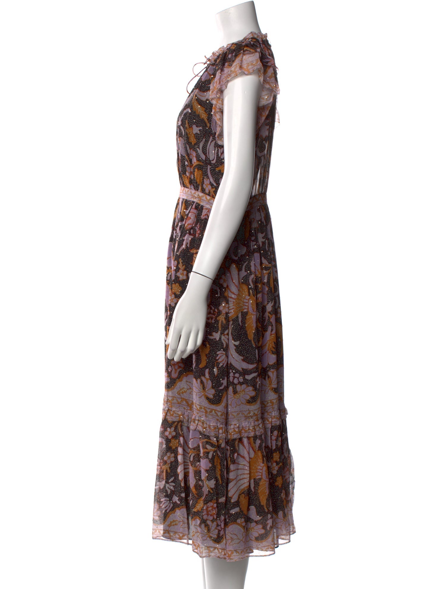 Ulla Johnson Silk Midi Length Dress w/ Tags