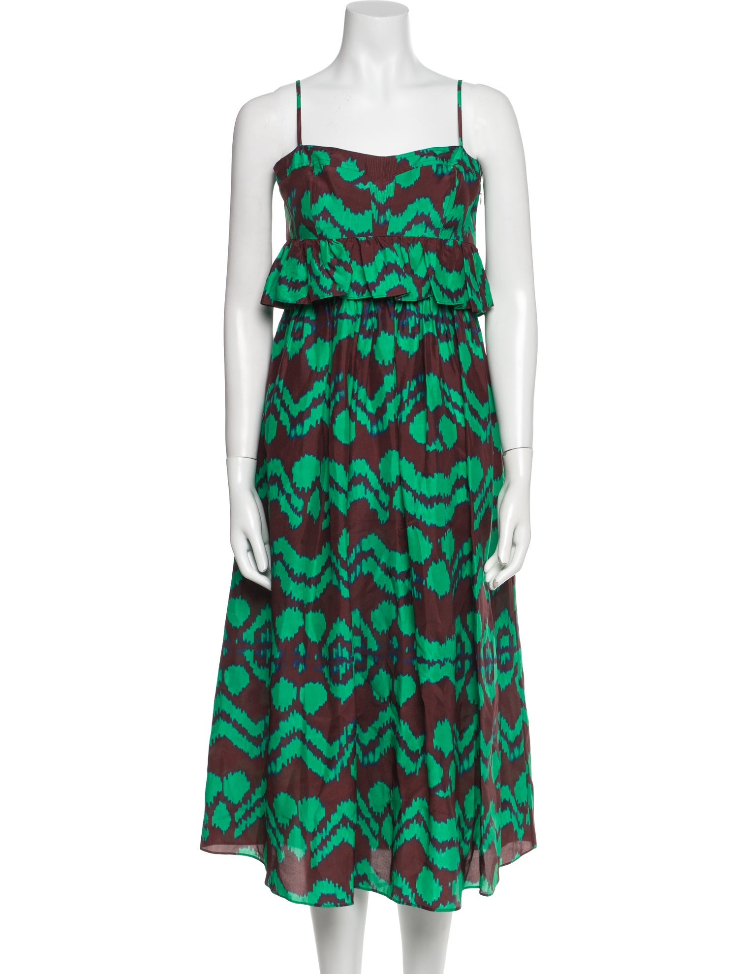 Ulla Johnson Silk Midi Length Dress