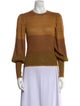 Ulla Johnson Crew Neck Long Sleeve Sweatshirt