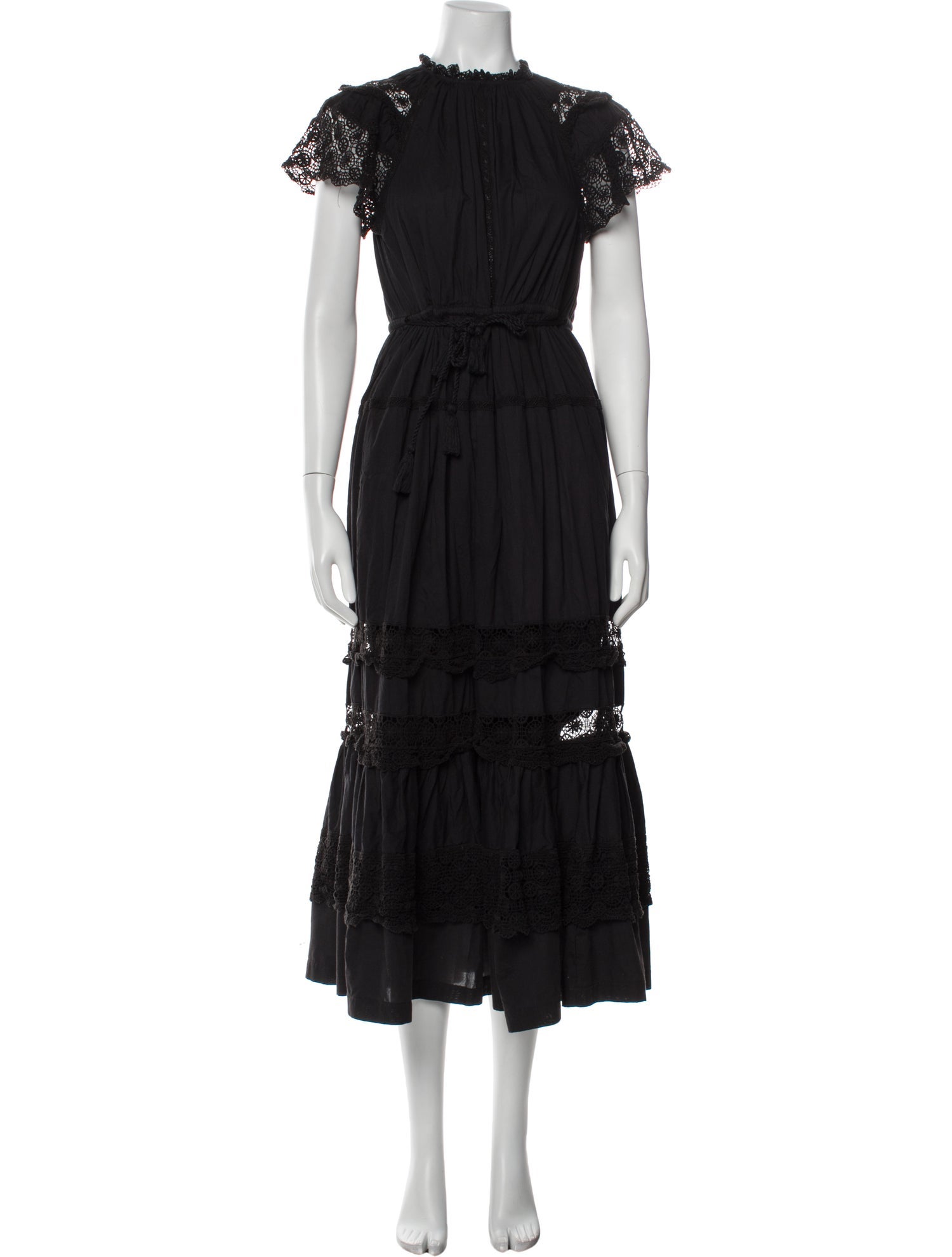 Ulla Johnson Mock Neck Long Dress