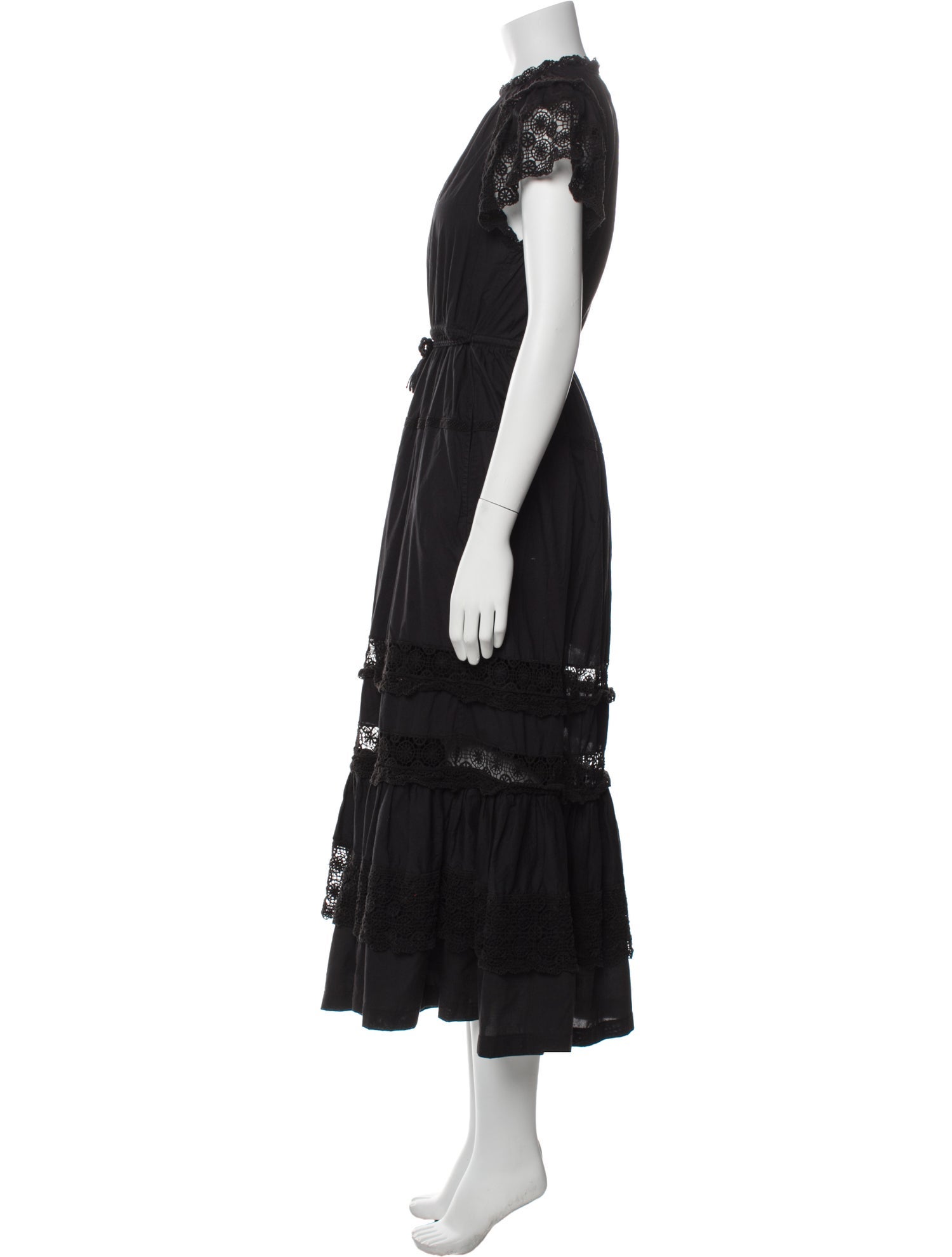 Ulla Johnson Mock Neck Long Dress