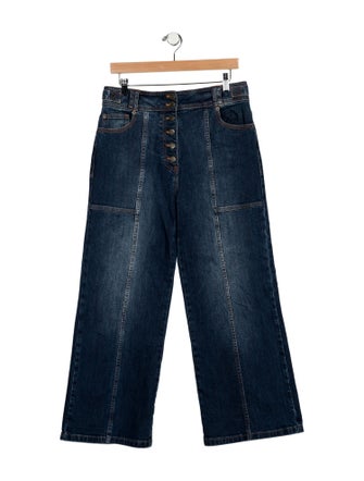 Ulla Johnson High-Rise Wide Leg Jeans