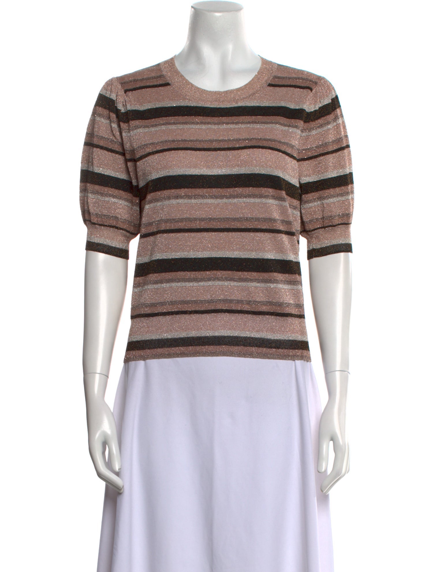 Ulla Johnson Striped Crew Neck T-Shirt