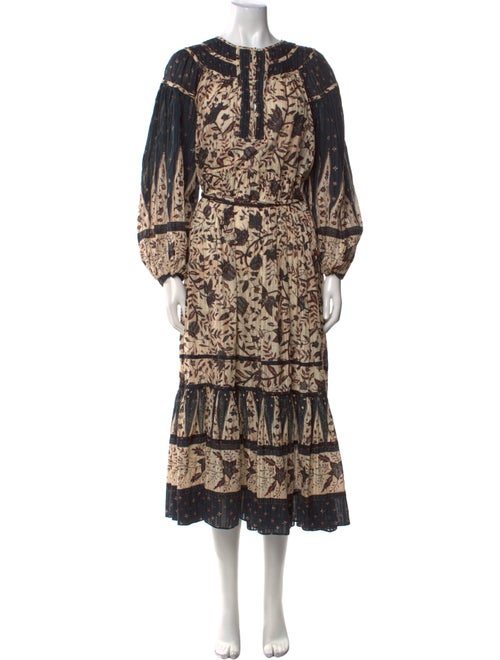 Ulla Johnson Printed Midi Length Dress