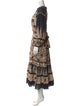 Ulla Johnson Printed Midi Length Dress