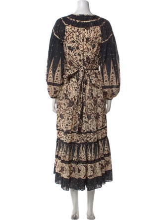 Ulla Johnson Printed Midi Length Dress