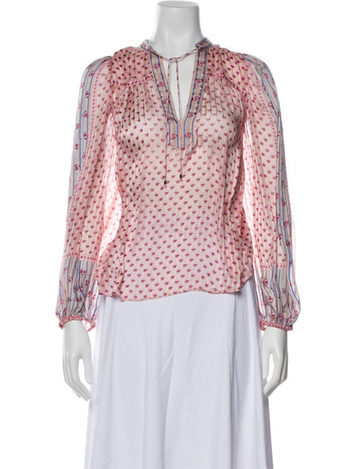 Ulla Johnson Silk Printed Blouse