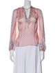 Ulla Johnson Silk Printed Blouse
