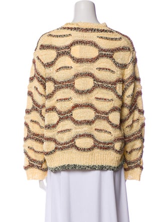 Ulla Johnson Printed Crew Neck Sweater
