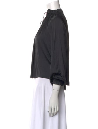 Ulla Johnson Tie Neck Long Sleeve Blouse