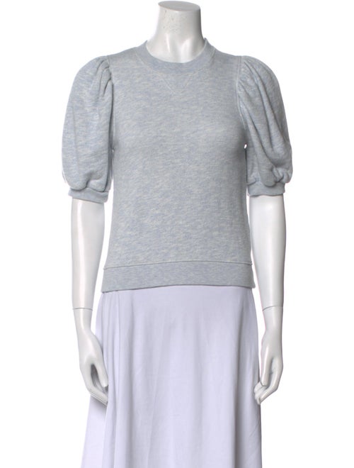 Ulla Johnson Crew Neck Short Sleeve Sweatshirt