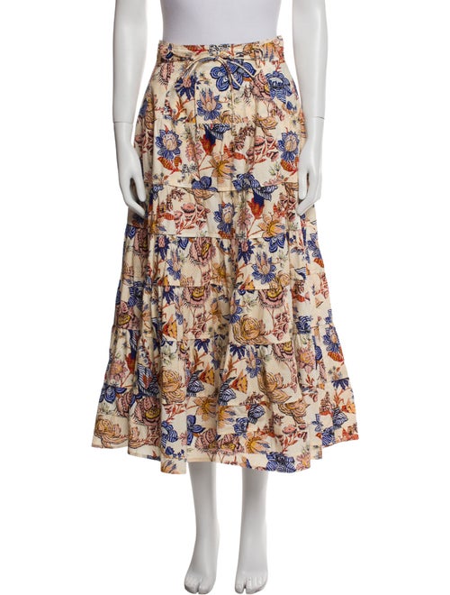 Ulla Johnson Printed Midi Length Skirt