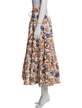 Ulla Johnson Printed Midi Length Skirt