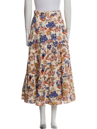 Ulla Johnson Printed Midi Length Skirt