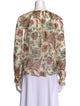 Ulla Johnson Silk Floral Print Blouse