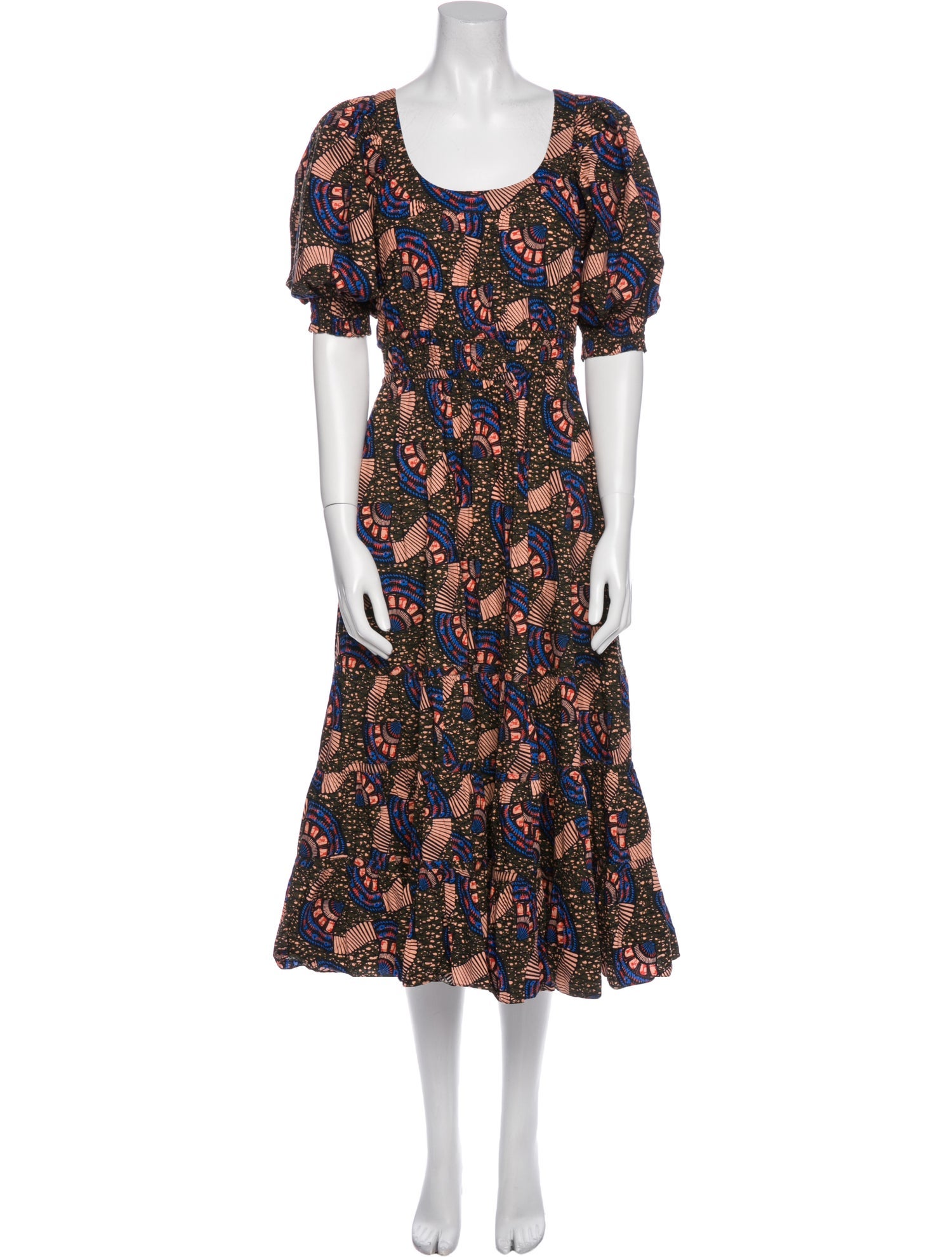 Ulla Johnson Printed Midi Length Dress