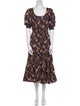 Ulla Johnson Printed Midi Length Dress