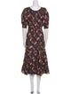 Ulla Johnson Printed Midi Length Dress