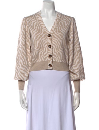 Ulla Johnson Merino Wool Animal Print Sweater