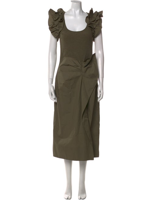 Ulla Johnson Scoop Neck Long Dress