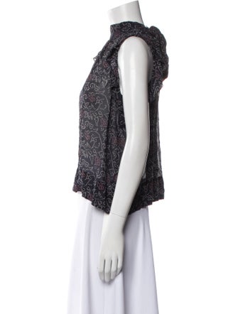 Ulla Johnson Silk Paisley Print Blouse