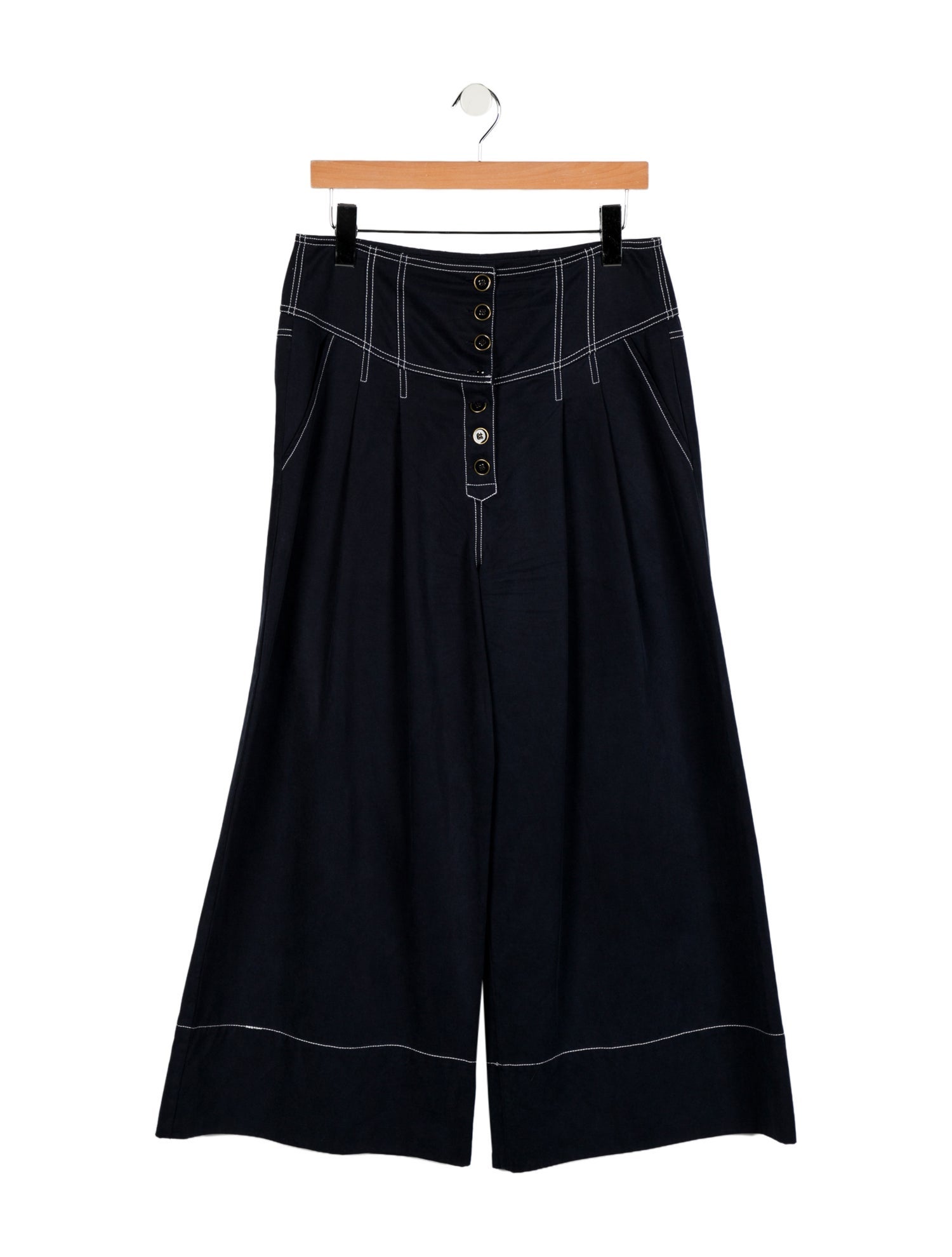 Ulla Johnson Mid-Rise Wide Leg Jeans