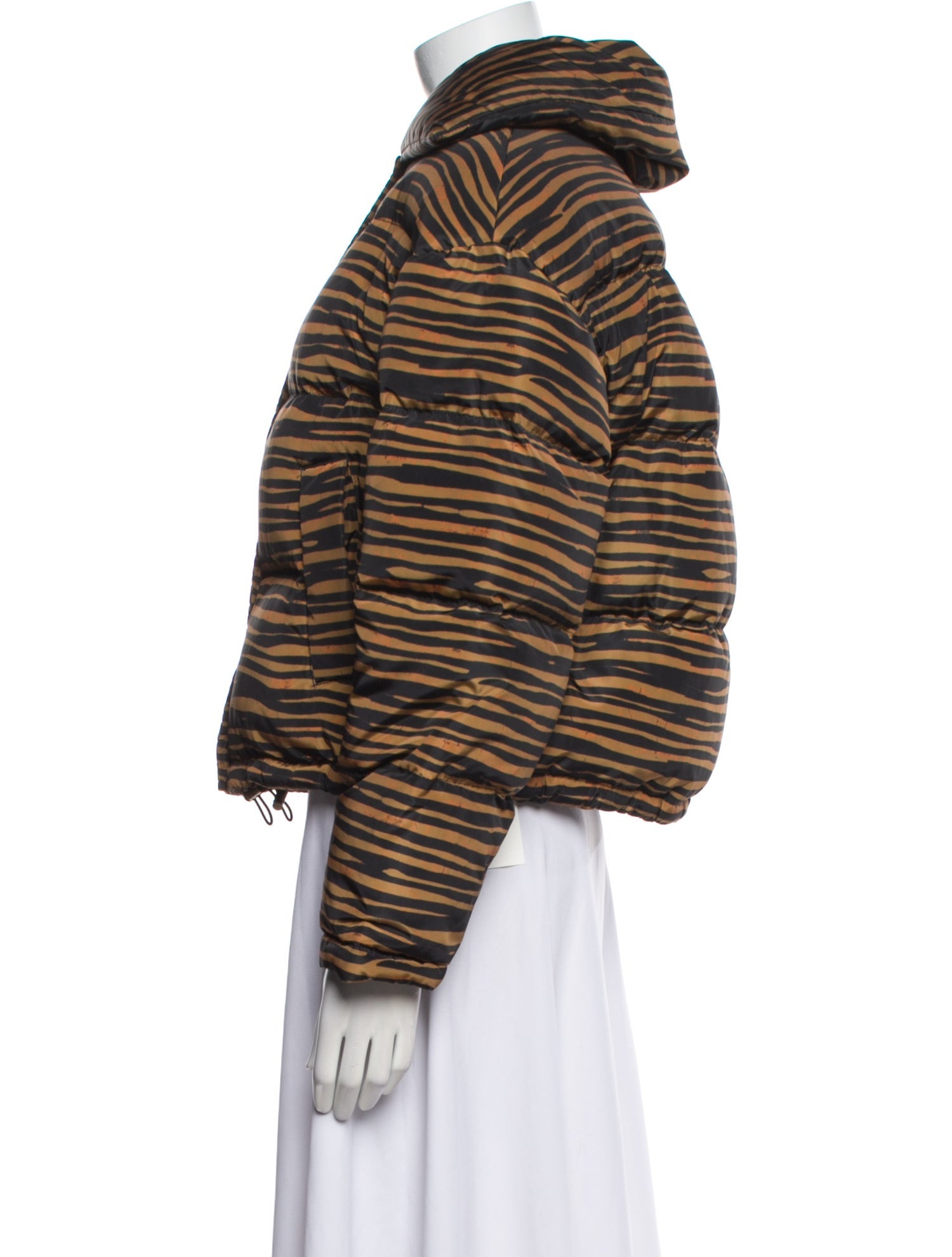 Ulla Johnson Down Striped Jacket