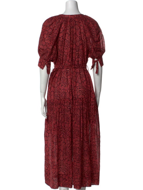 Ulla Johnson Animal Print Long Dress