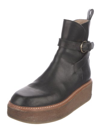Ulla Johnson Leather Moto Boots