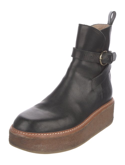 Ulla Johnson Leather Moto Boots