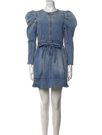Ulla Johnson Crew Neck Mini Dress