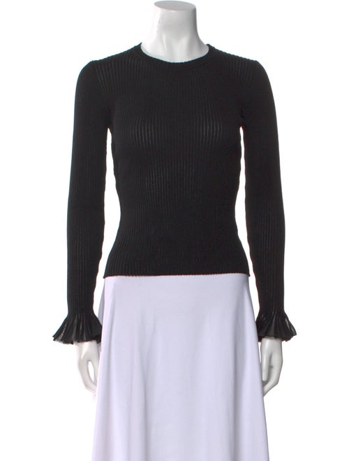 Ulla Johnson Crew Neck Long Sleeve Top