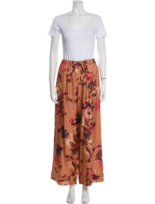 Ulla Johnson Silk Printed Pant Set